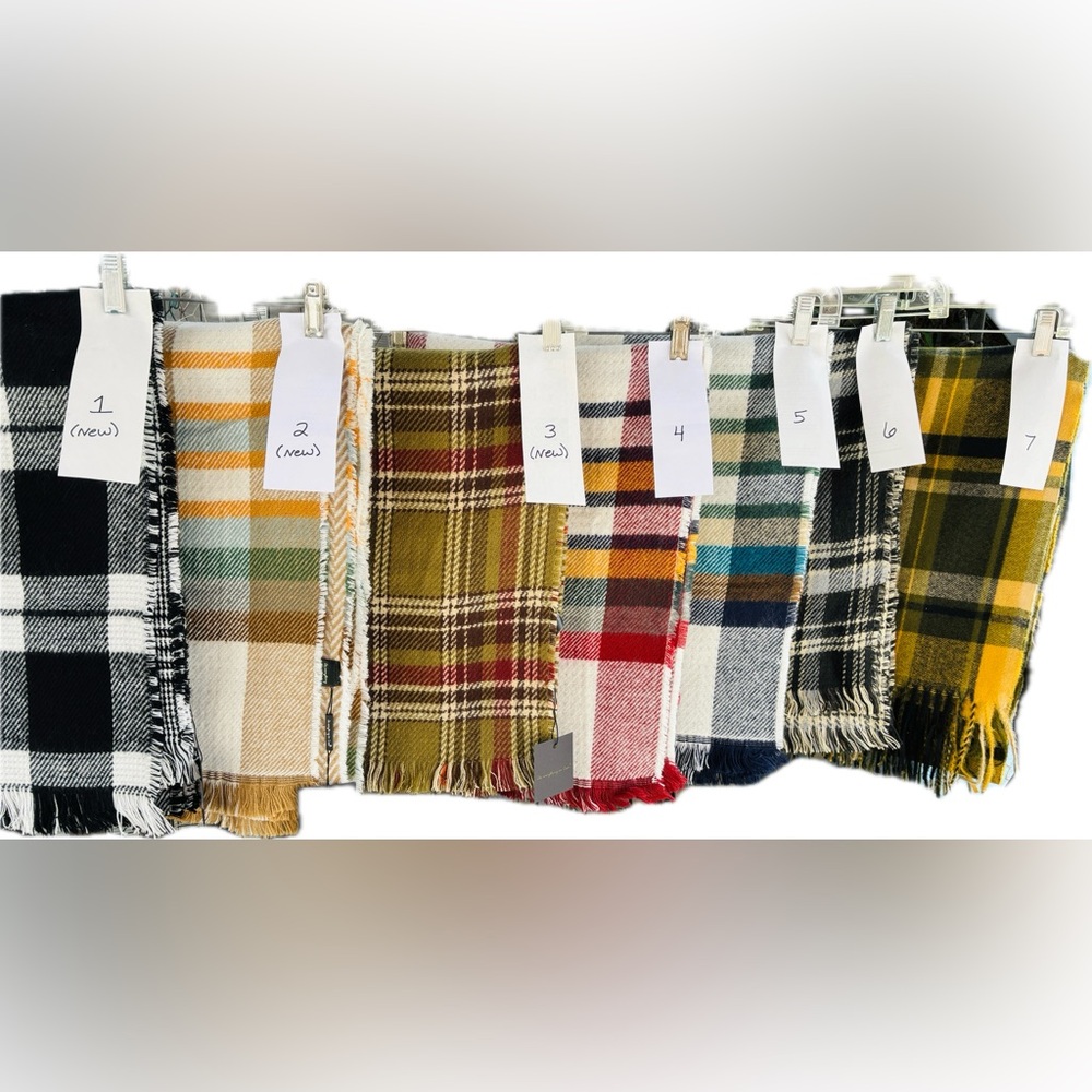 Selection of Cozy Scarves/Wraps